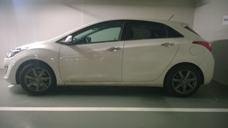 zimna sada na aute